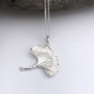 Ginkgo Leaf Pendant